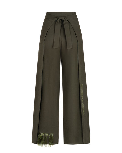 Оливкові штани на запах Right to Life