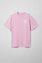 Light pink oversize t-shirt ARSC with white logo