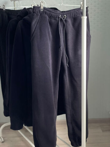 Black fleece pants