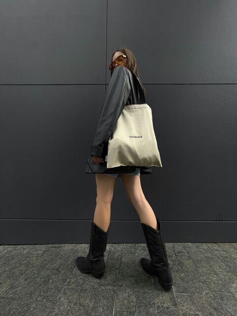 Бежевый шоппер Svoboda