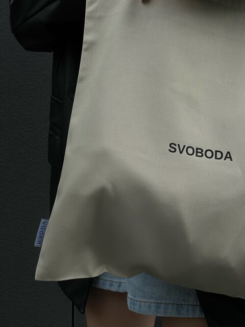 Бежевый шоппер Svoboda