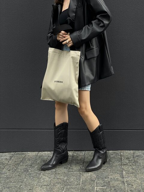 Бежевый шоппер Svoboda