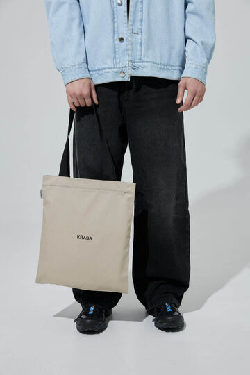 Бежевий шопер Krasa