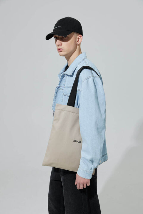 Бежевий шопер Krasa