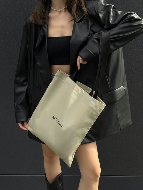 Бежевий шопер Smilyvist'