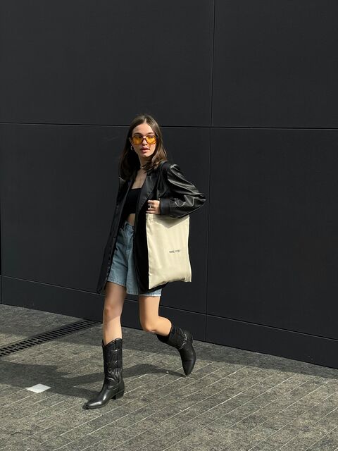 Бежевий шопер Smilyvist'