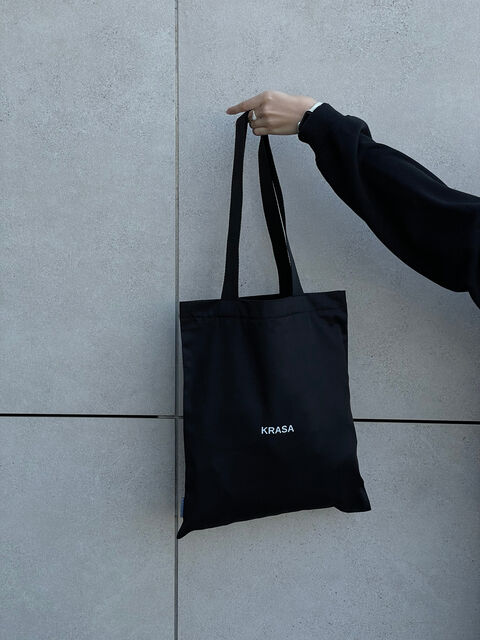 Чорний шопер Krasa