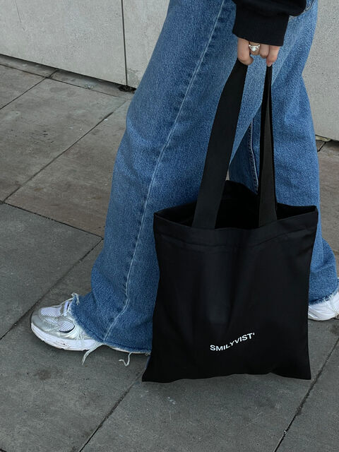 Чорний шопер Smilyvist'