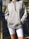 Graphite women's hoodie with logo