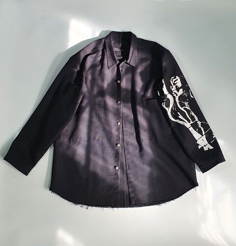 Black shirt of double thread "Dnipro" (Kyiv)