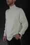 White turtleneck sweater