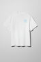 Milk oversize t-shirt ARSC with blue logo