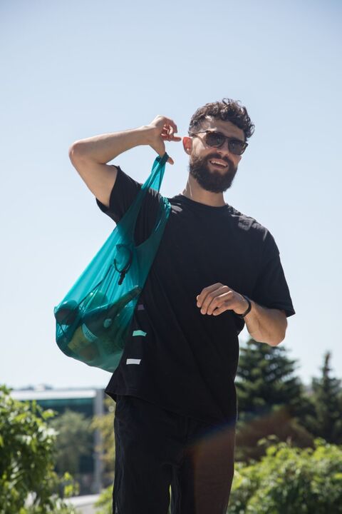 Tote bag Monolite Ultramarine