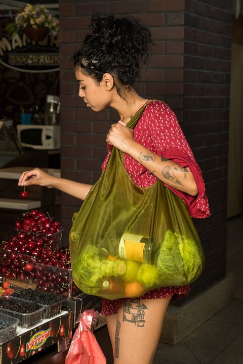 Tote bag Monolite Olive