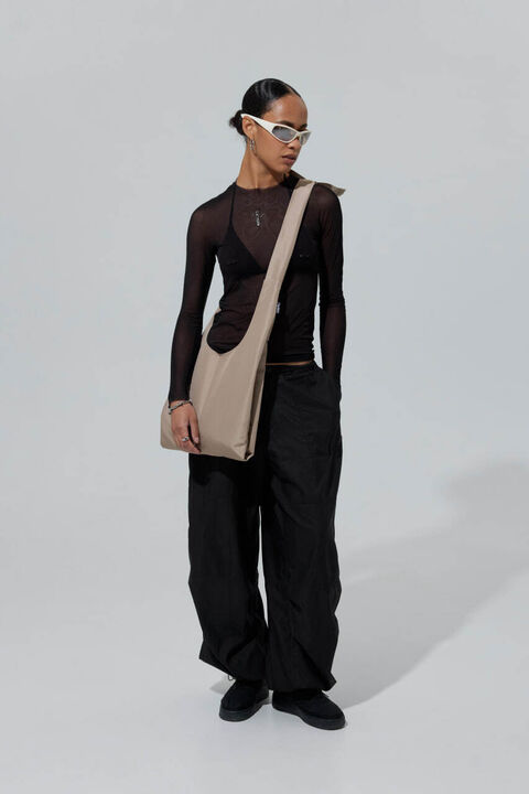 Бежева сумка Crossbag Easy