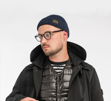 Шапка кольору морської хвилі Watch Cap Navy