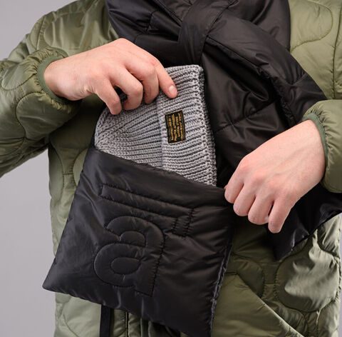 Чорний шарф Mount Scarf