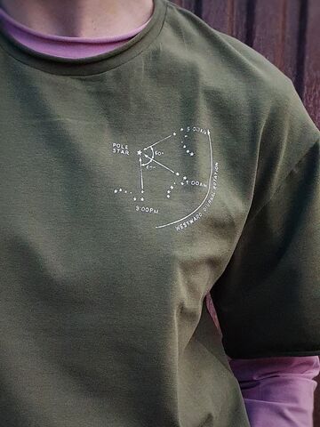 Зелена футболка Pole Star - Мир Праця Свобода