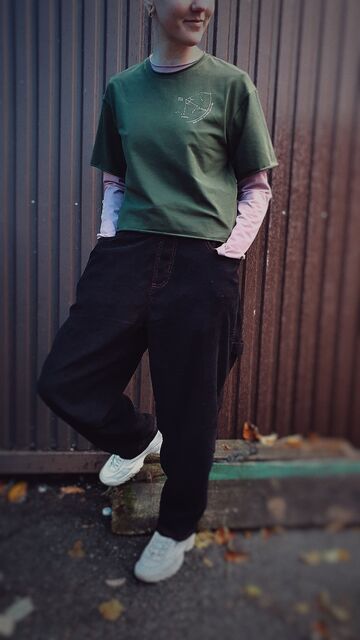 Зелена футболка Pole Star - Мир Праця Свобода