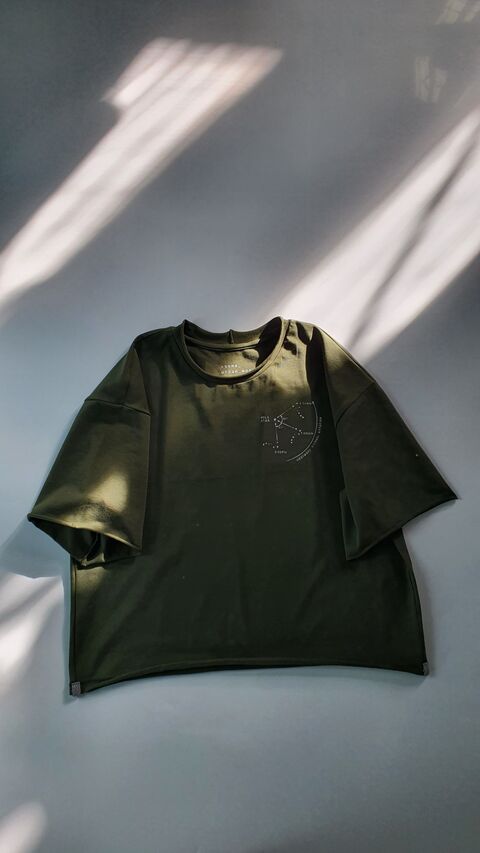 Зелена футболка Pole Star - Мир Праця Свобода