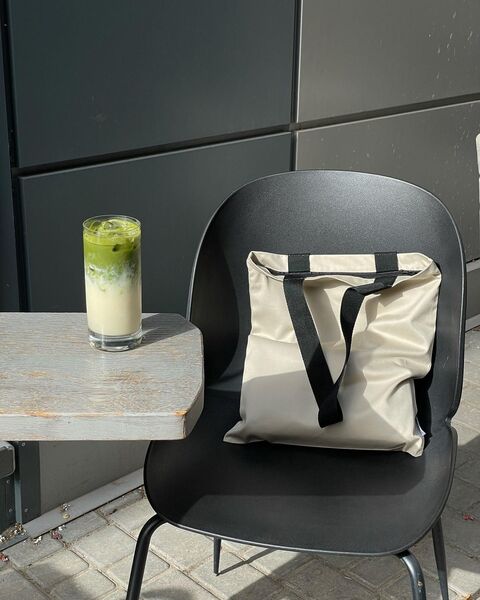 Бежевий шопер Classic bag