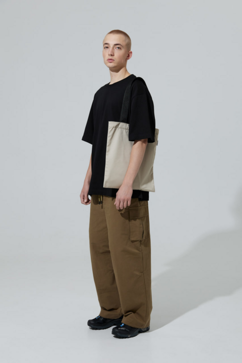 Бежевий шопер Classic bag