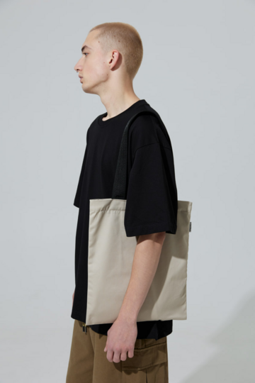 Бежевий шопер Classic bag