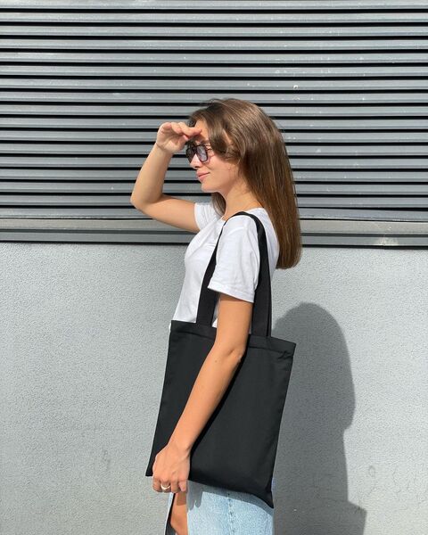 Чорний шопер Classic bag