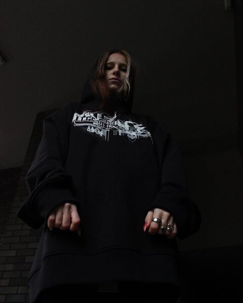 Черное худи Азовсталь