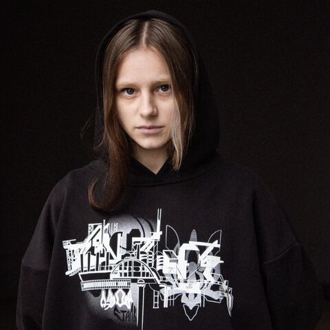 Черное худи Азовсталь