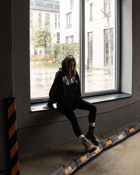 Черное худи Азовсталь