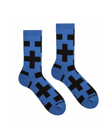 Socks "Cross Blue"