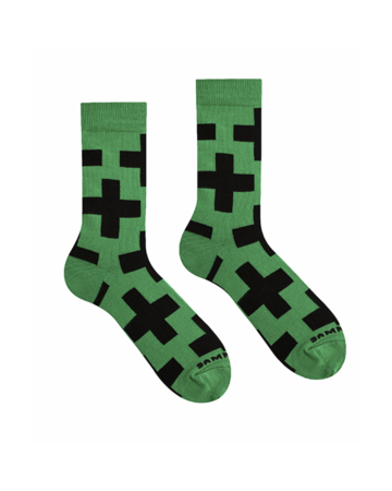 Socks "Cross Green"