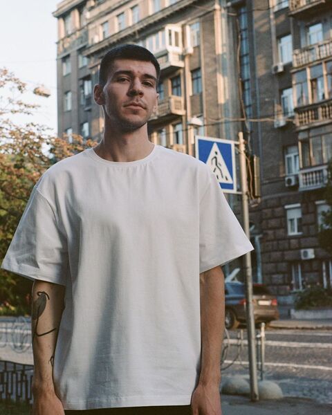 White basic T-shirt