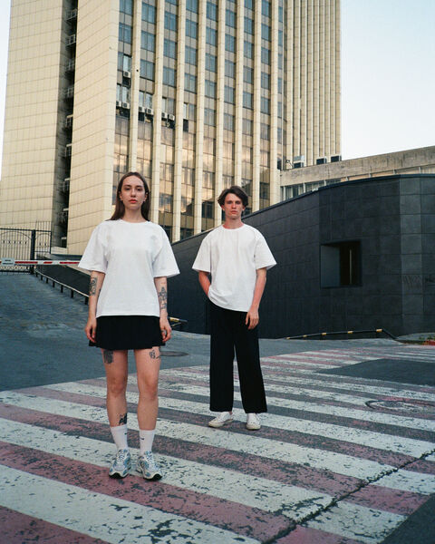 White basic T-shirt
