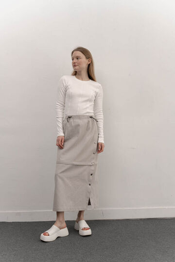 Молочний лонгслів Basic