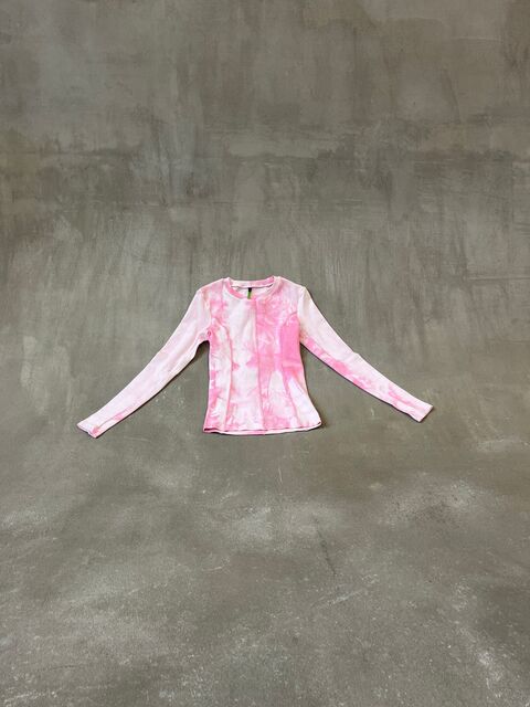 Рожевий лонгслів Basic