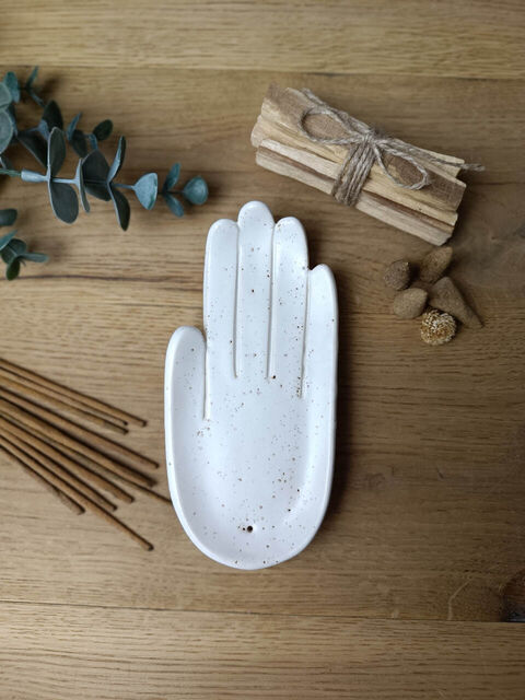 Light palm with splashes