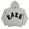 Gray zip hoodie Rare