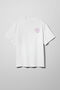 Milk oversize t-shirt ARSC with lilac logo
