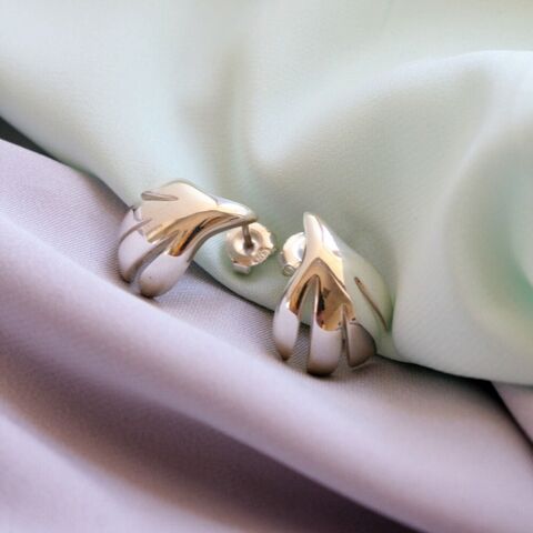 Сережки Листочки