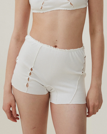 White underpants-shorts Draped Air Cloud