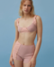 Pink underpants-shorts Draped Blossom Sorbet