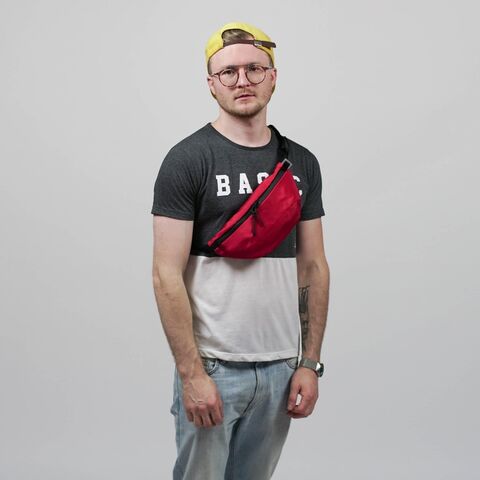 Red bag Shibuya Cordura