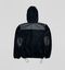 Black fleece hoodie Faceless