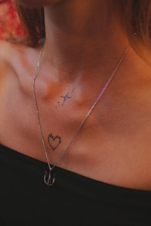 Necklace Trident Flower