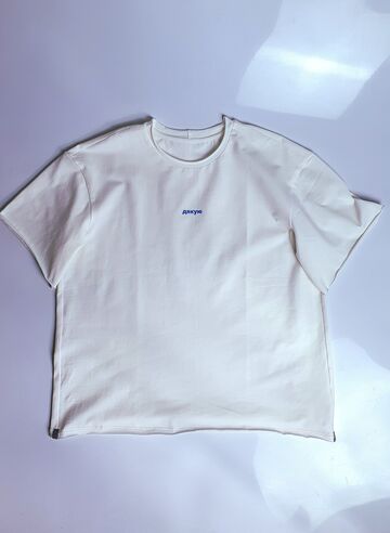 Біла футболка "Дякую" міні