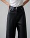 Black cargo pants Fusion with contrast stitching