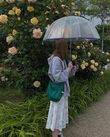 Зелений шопер зі сталою ручкою