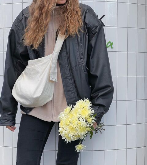 Молочный шоппер с фиксированной ручкой